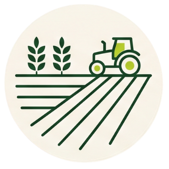 Large-scale farming icon